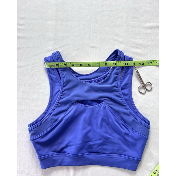 Calvin Klein Performance Quick Dry Womens‎ Small Work Out Exercise Bra Purple - Picture 5 of 7